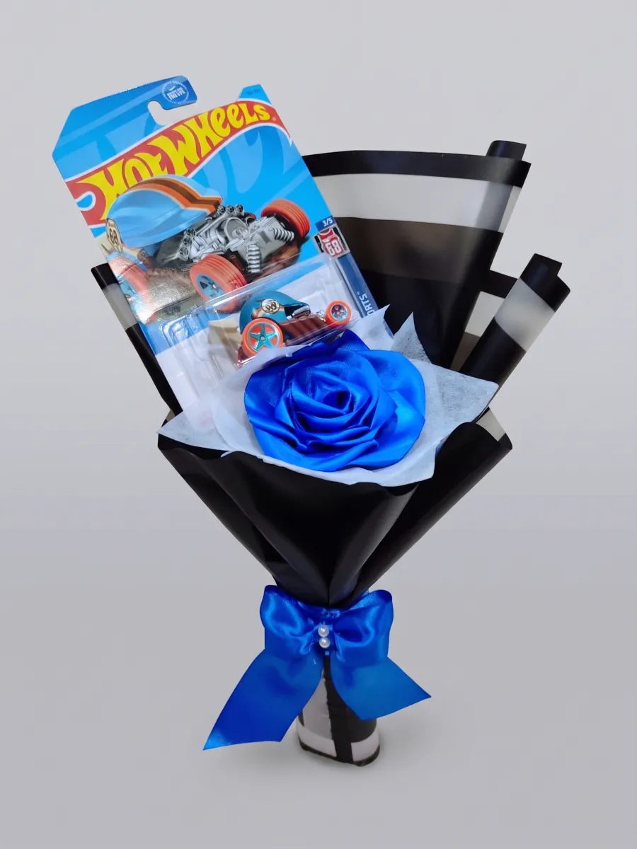 Ramo Temático con Carrito de Colección (Hot Wheels)
